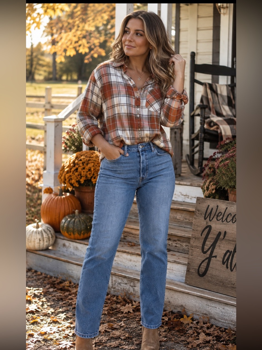 Re/Done Light Blue Straight-Leg Denim Jeans